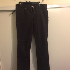 Corduroy purple pants